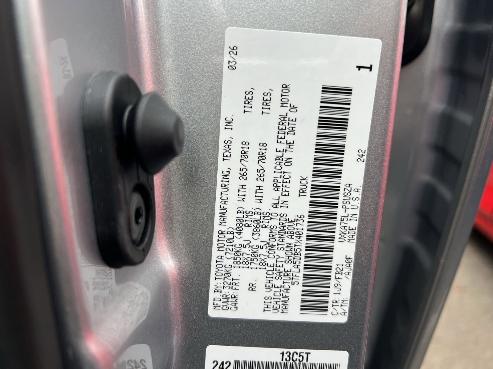 New 2026 Toyota Tundra SR5 image 21