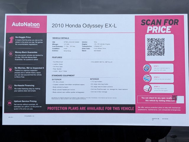 Used 2010 Honda Odyssey EX-L image 20