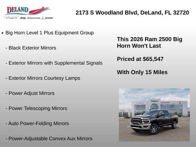 New 2026 RAM 2500 Big Horn AWD/4WD image 23