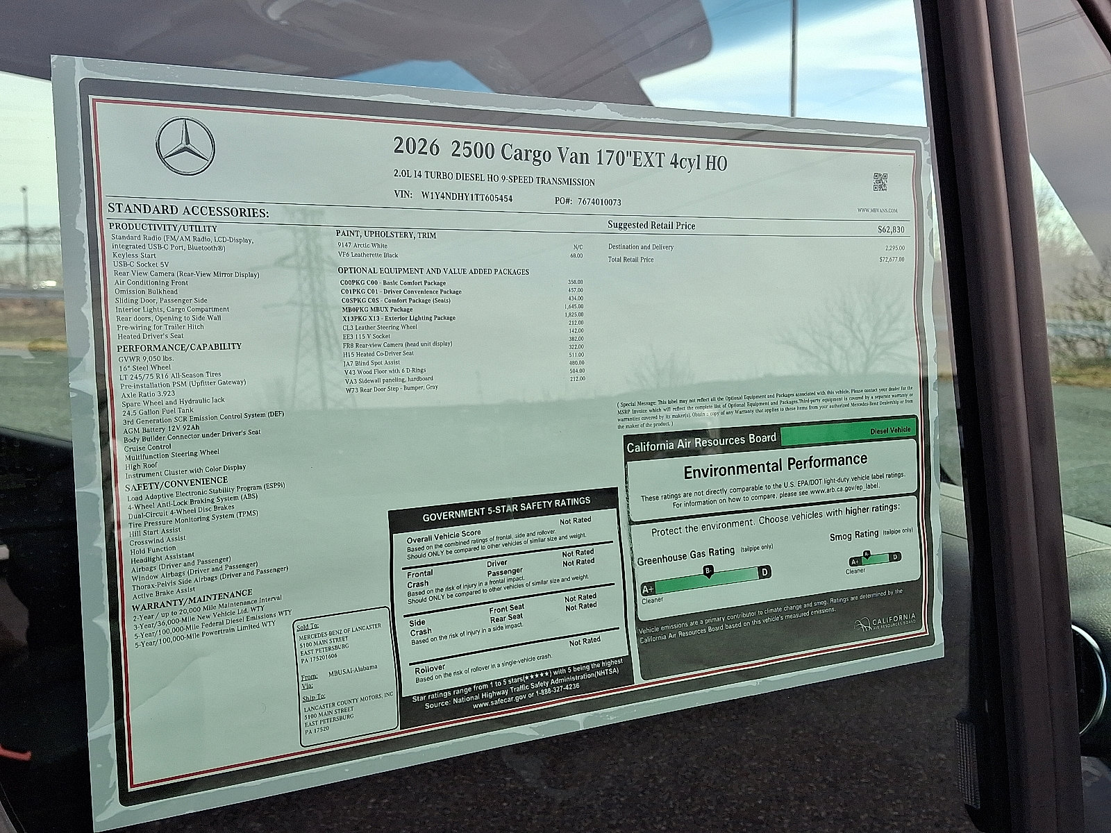 New 2026 Mercedes-Benz Sprinter 2500 image 24