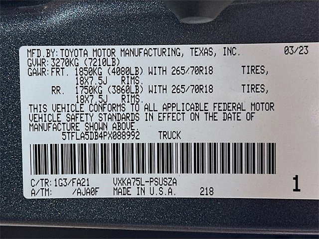 Used 2023 Toyota Tundra SR5 image 29