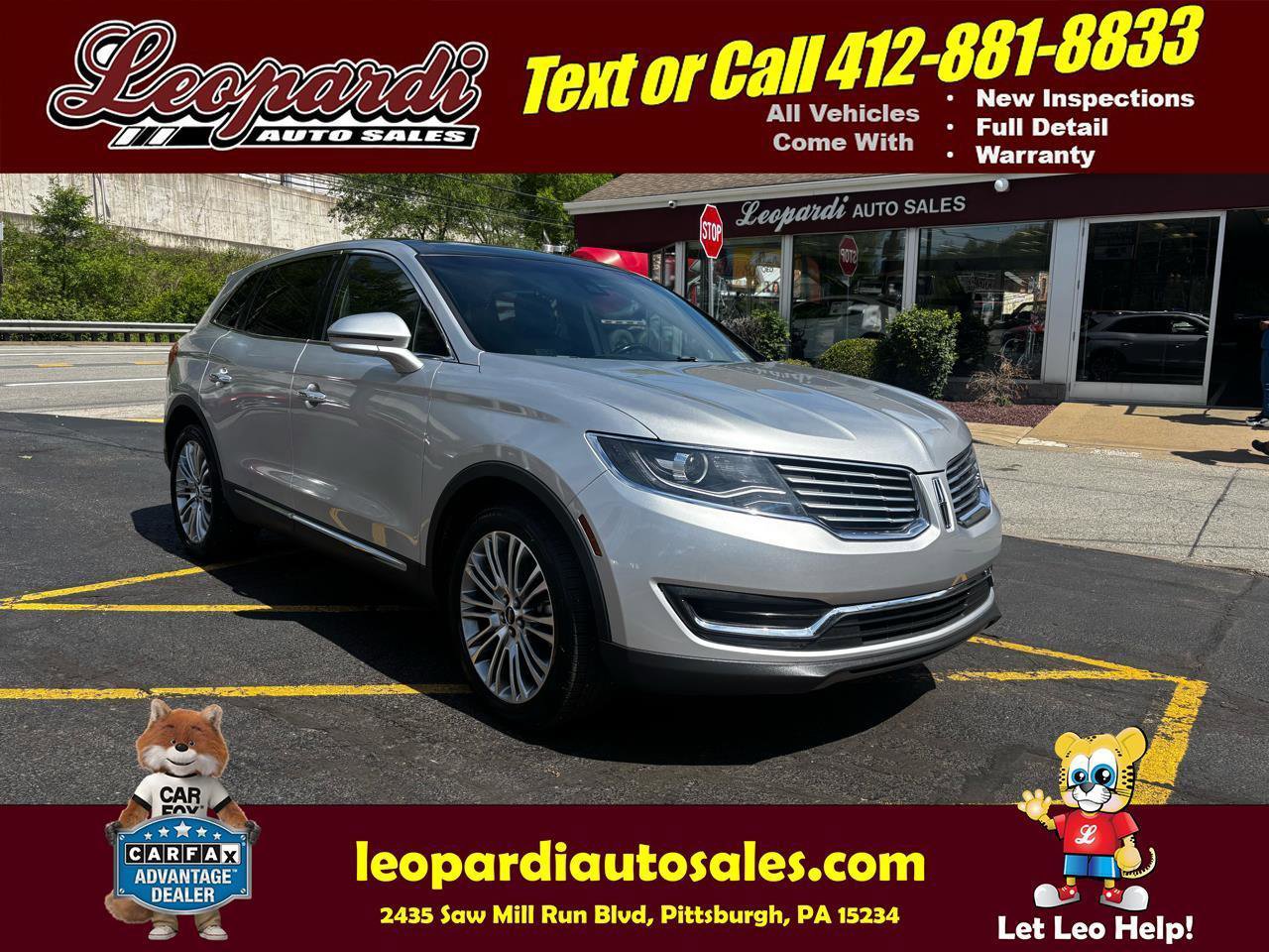 Used 2018 Lincoln MKX Reserve w/ Lincoln MKX Climate Package AWD/4WD image 1