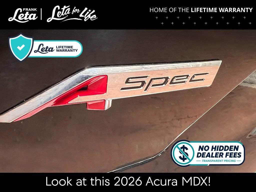 New 2026 Acura MDX A-Spec AWD/4WD image 4