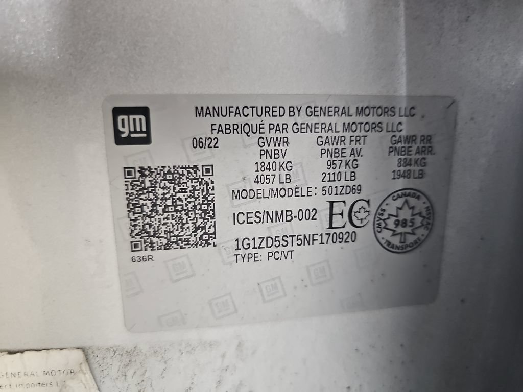 Certified 2022 Chevrolet Malibu LT FWD image 40