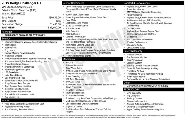 Used 2019 Dodge Challenger GT image 24