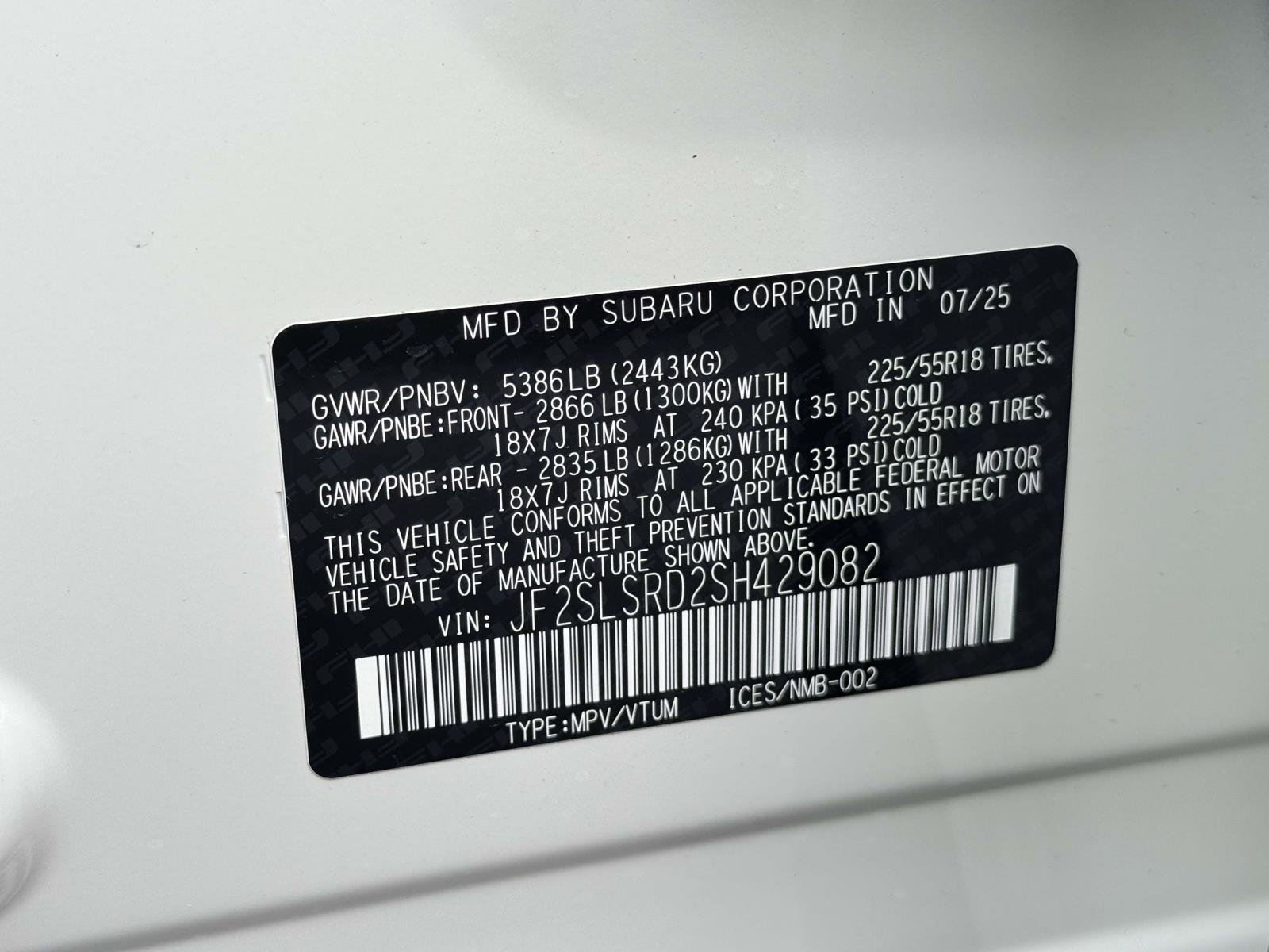 New 2025 Subaru Forester Limited image 18