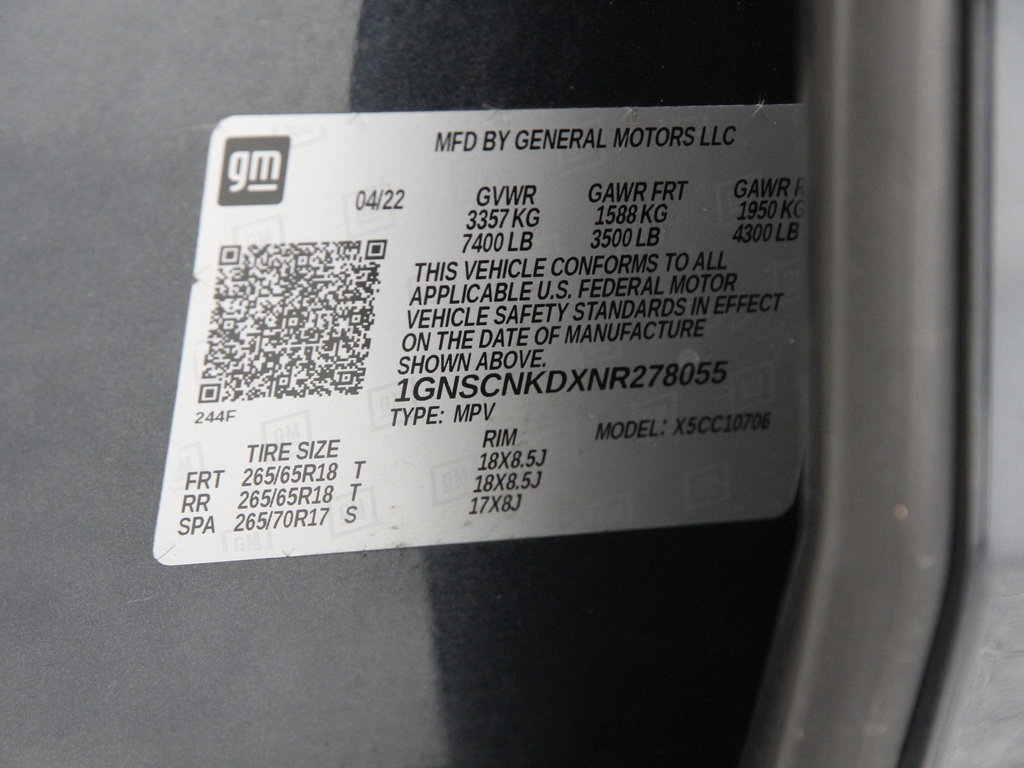 Certified 2022 Chevrolet Tahoe LT w/ Luxury Package image 24