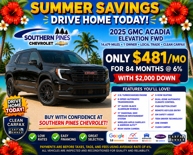 Used 2025 GMC Acadia Elevation FWD image 5