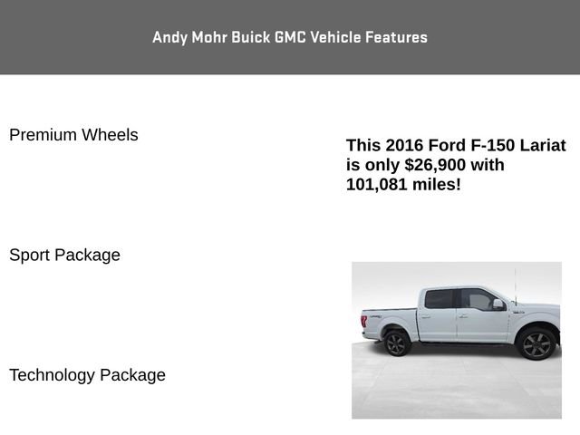 Used 2016 Ford F150 Lariat w/ Equipment Group 502A Luxury AWD/4WD image 8