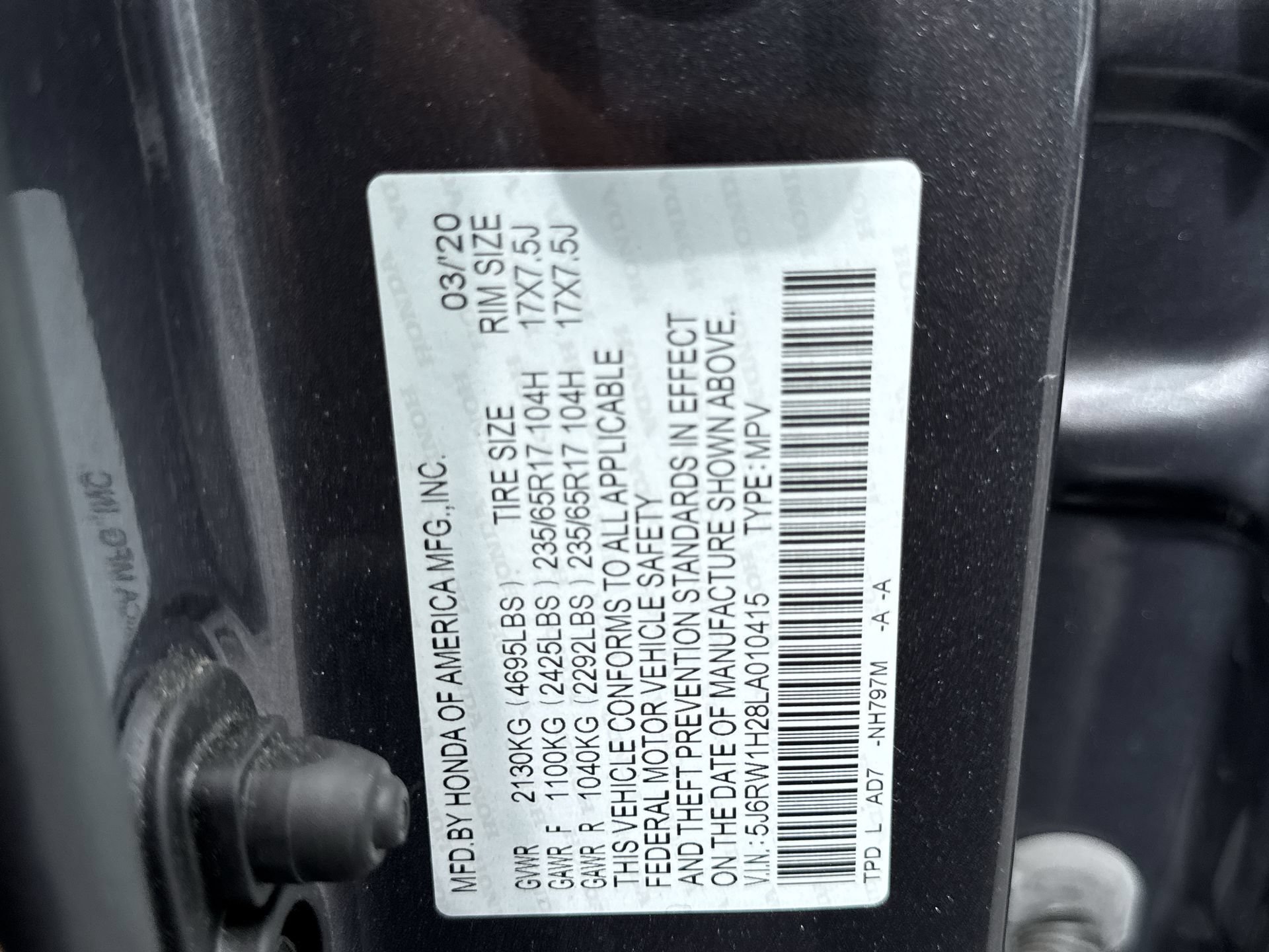 Used 2020 Honda CR-V LX image 32