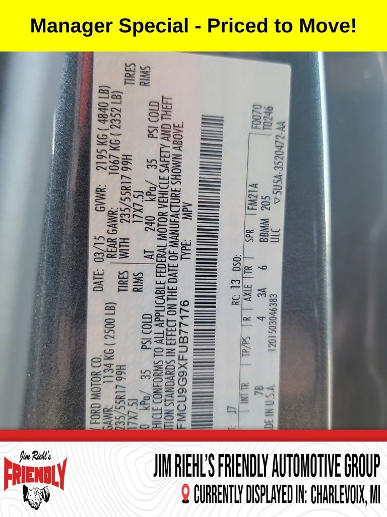 Used 2015 Ford Escape SE image 28