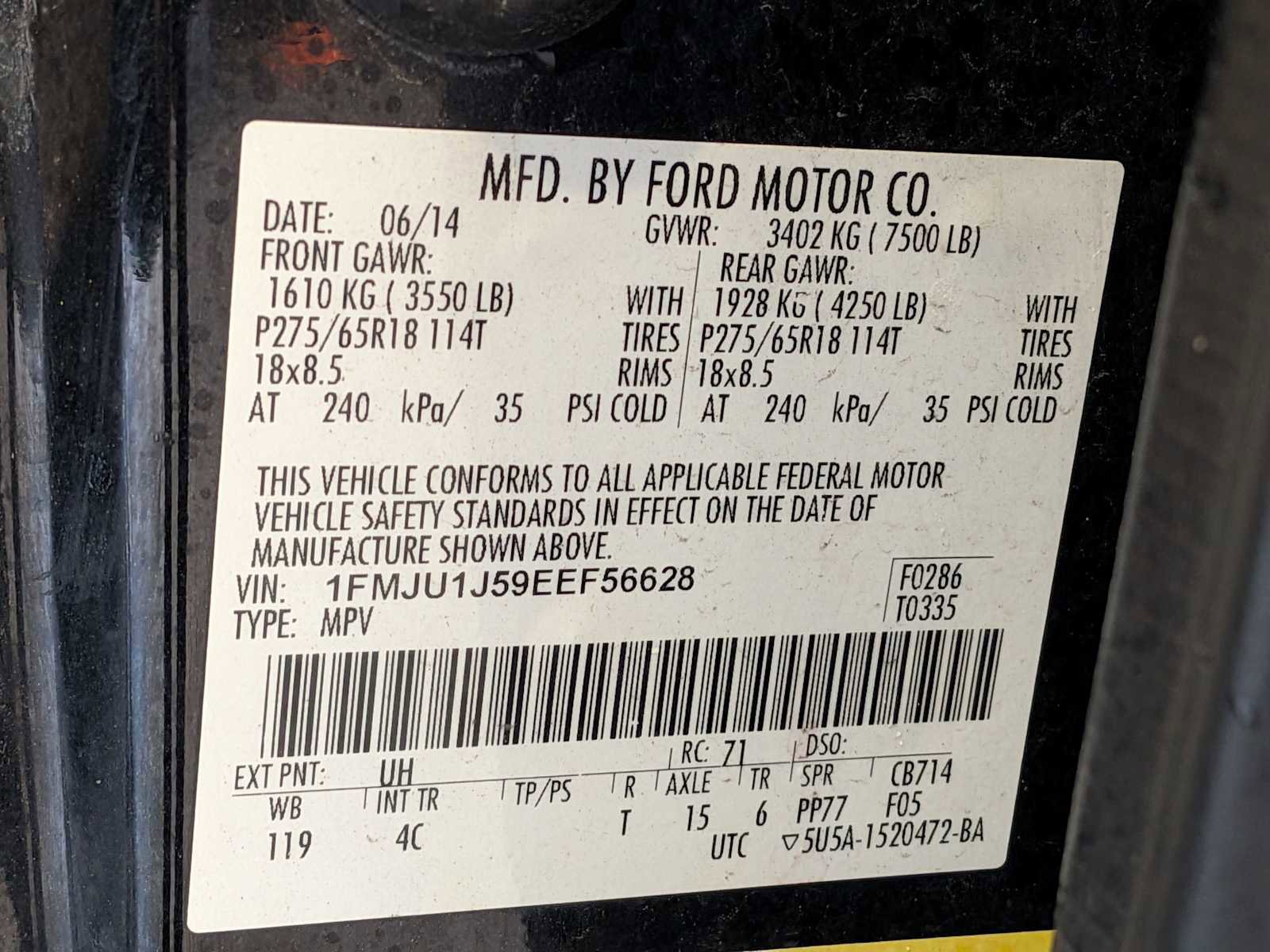 Used 2014 Ford Expedition XLT w/ Equipment Group 202A image 34