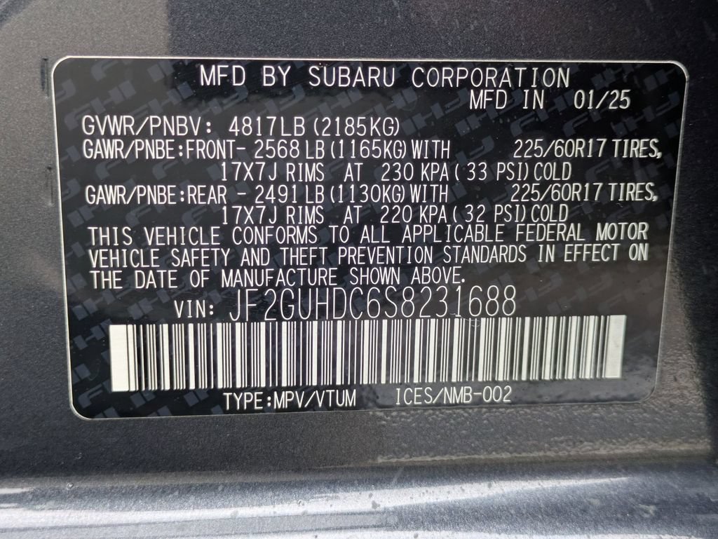 Used 2025 Subaru Crosstrek 2.5i Premium AWD/4WD image 35