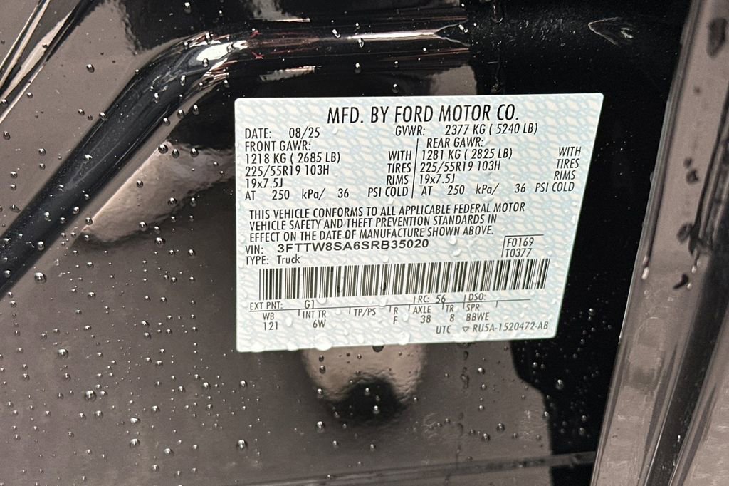 New 2025 Ford Maverick Lariat w/ Black Appearance Package AWD/4WD image 22