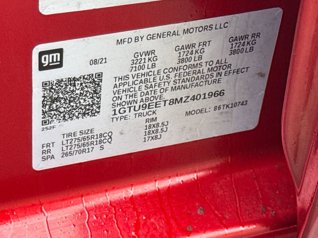 Used 2021 GMC Sierra 1500 AT4 image 38