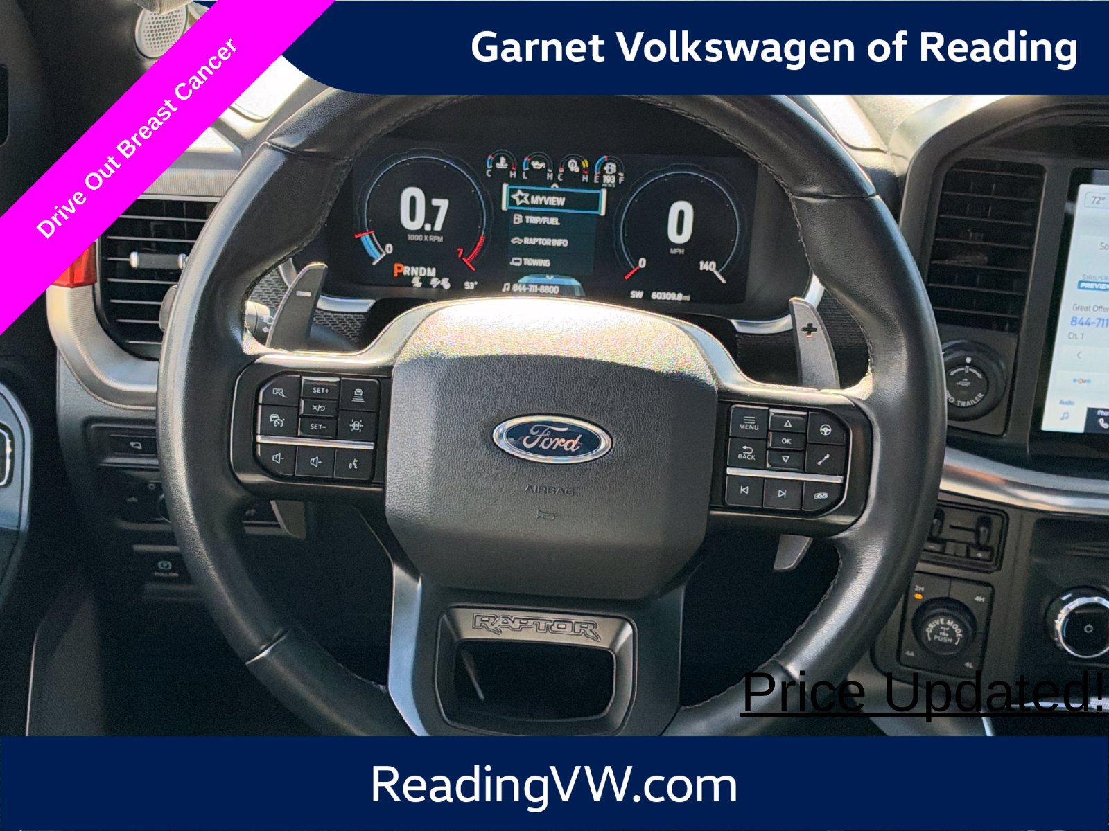 Used 2022 Ford F150 Raptor w/ Equipment Group 801A High AWD/4WD image 16