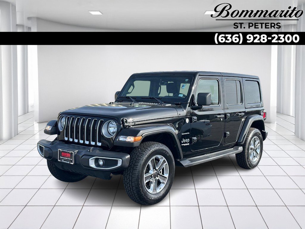 Used 2021 Jeep Wrangler Unlimited Sahara w/ Uconnect 4C Nav & Sound Group image 1