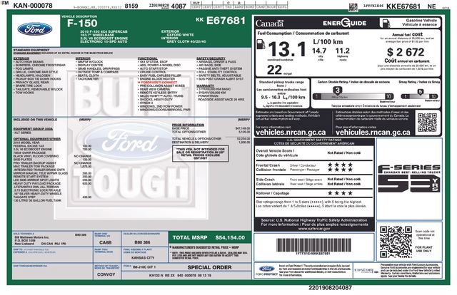 Used 2019 Ford F150 XLT w/ Max Trailer Tow Package AWD/4WD image 4