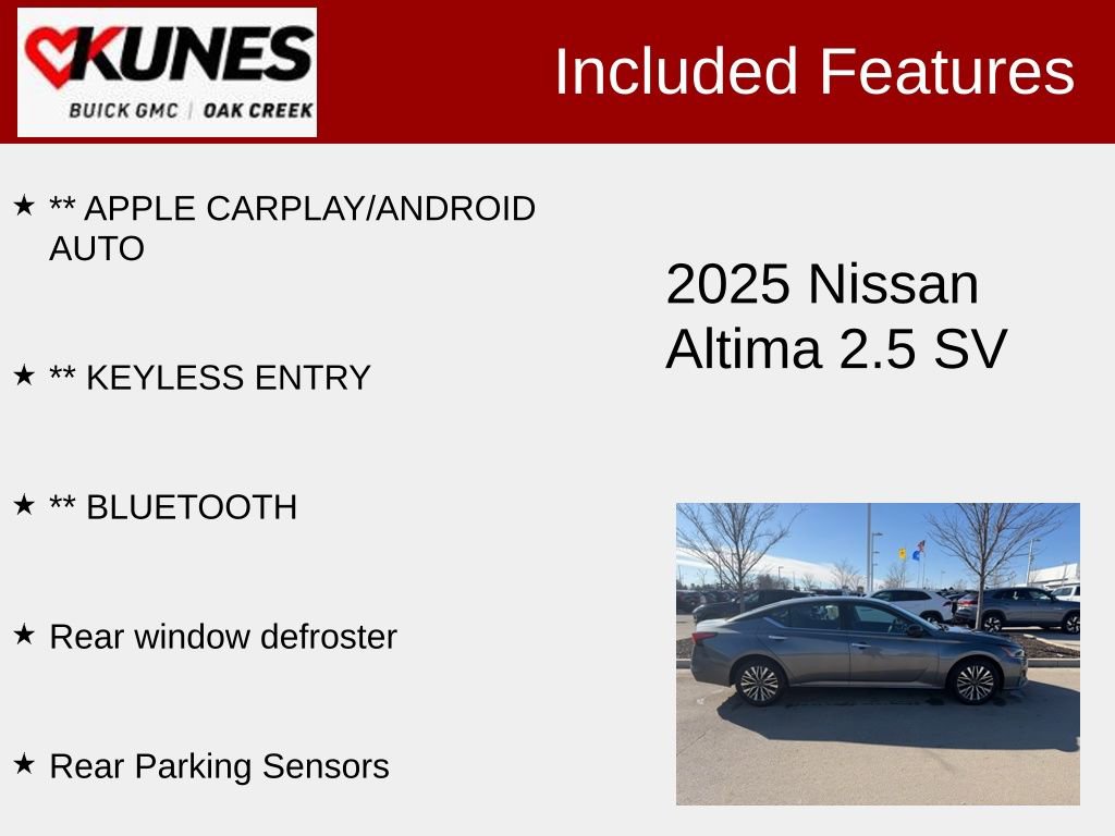 Used 2025 Nissan Altima 2.5 SV image 2