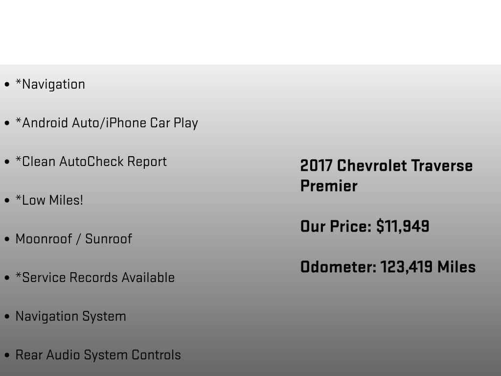 Used 2017 Chevrolet Traverse Premier image 27