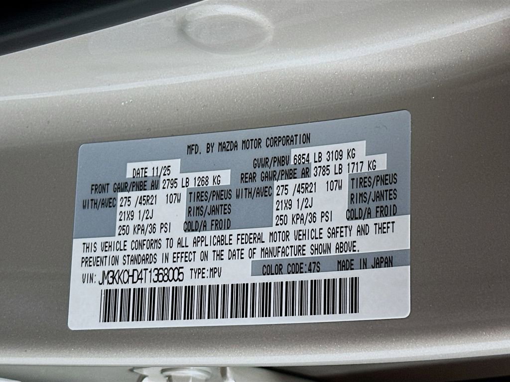 New 2026 MAZDA CX-90 3.3 Turbo w/ Premium Sport Pkg image 27