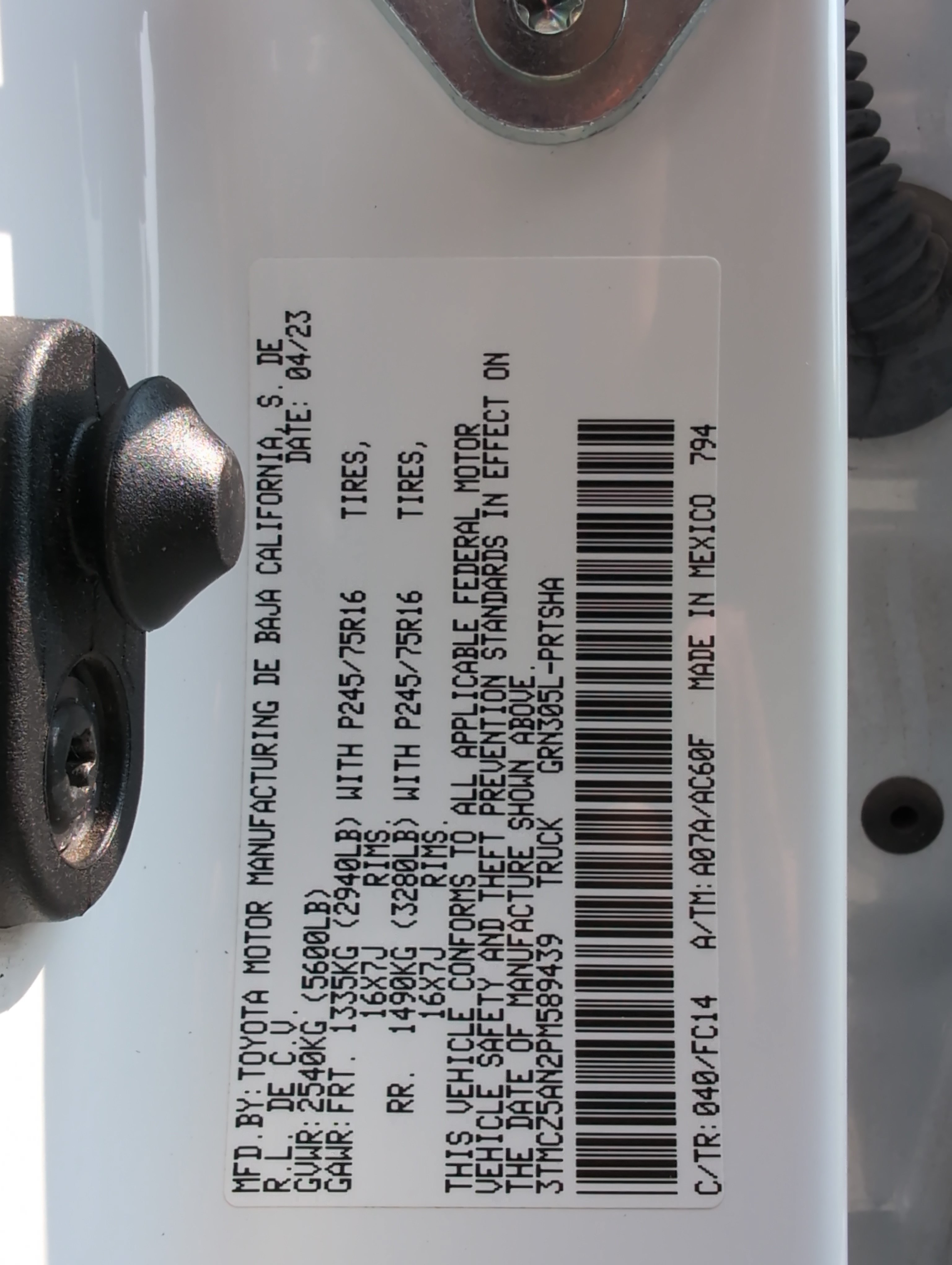 Used 2023 Toyota Tacoma SR5 AWD/4WD image 34