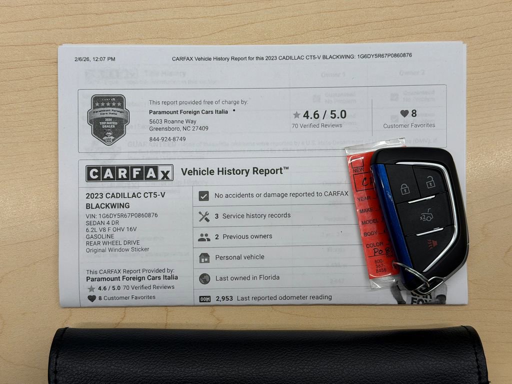 Used 2023 Cadillac CT5 V Blackwing w/ LPO, Blue Accent Package image 39
