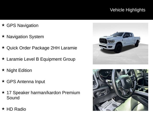 Used 2024 RAM 2500 Laramie w/ Night Edition AWD/4WD image 8