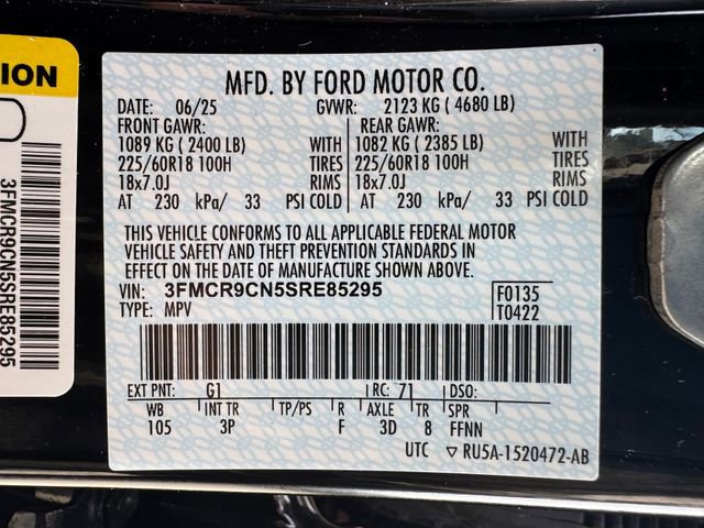 Used 2025 Ford Bronco Sport Outer Banks w/ Outer Banks Tech Package+ image 7