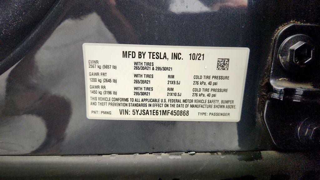 Used 2021 Tesla Model S Plaid AWD/4WD image 24