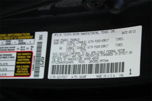 Certified 2021 Toyota Tacoma TRD Sport w/ Technology Package image 17