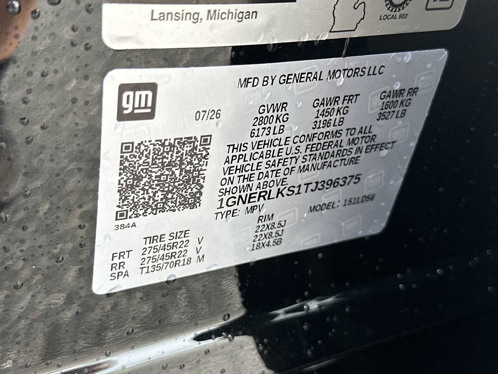 New 2026 Chevrolet Traverse RS w/ LPO, Floor Liner Package FWD image 27