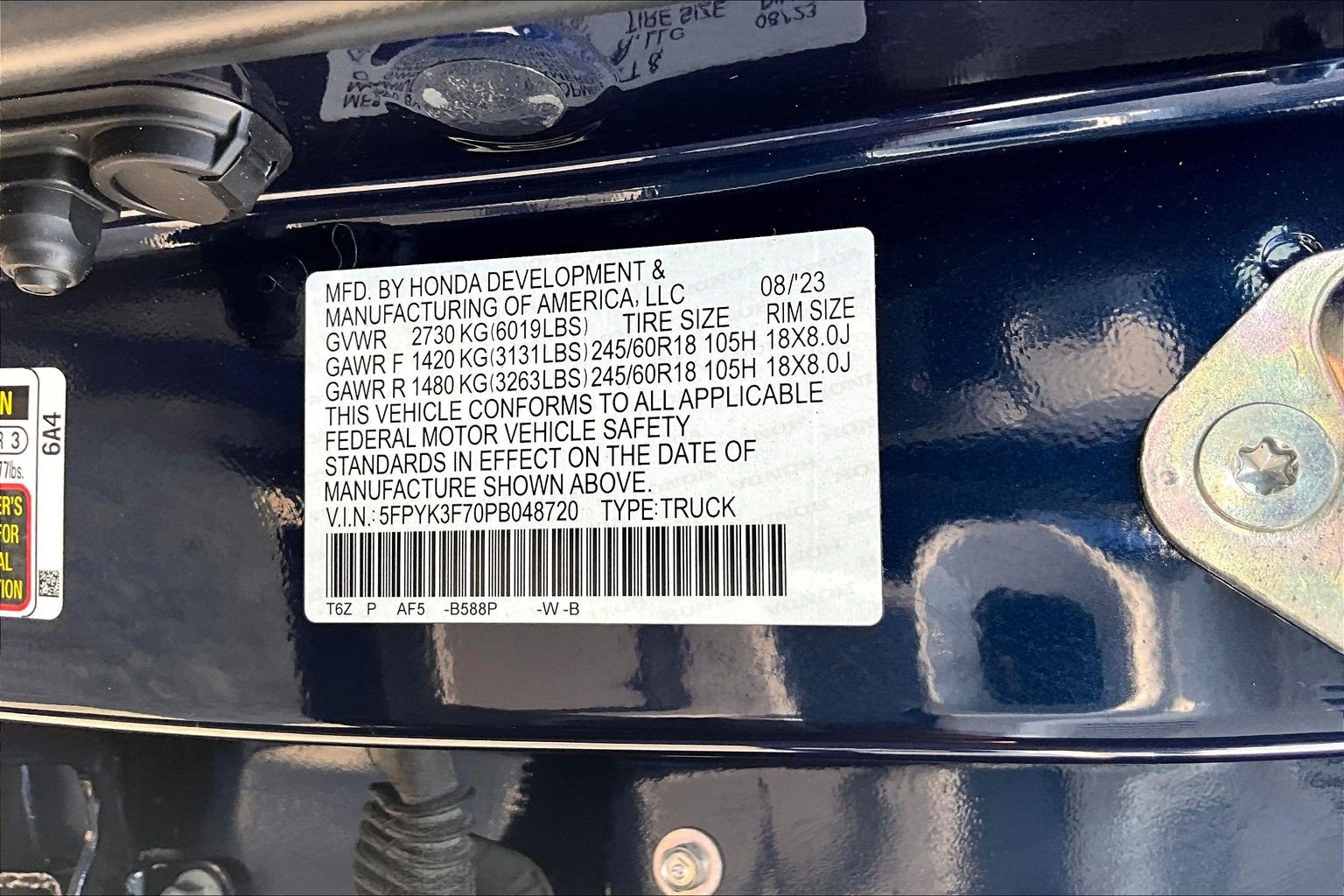 Used 2023 Honda Ridgeline RTL-E image 36