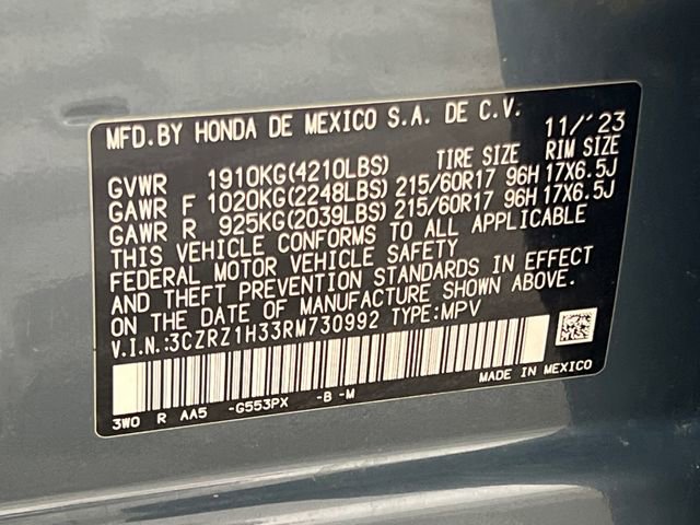 Used 2024 Honda HR-V LX image 27