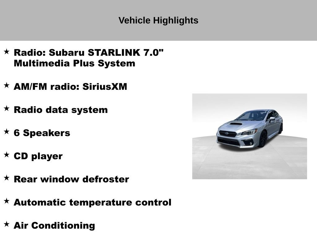 Used 2021 Subaru WRX Limited w/ Popular Package #3 (IZT) AWD/4WD image 18