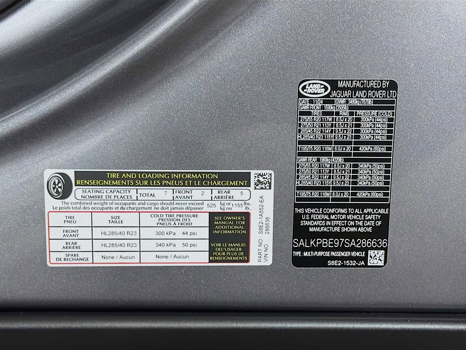 Used 2025 Land Rover Range Rover Long Wheelbase SE AWD/4WD image 32