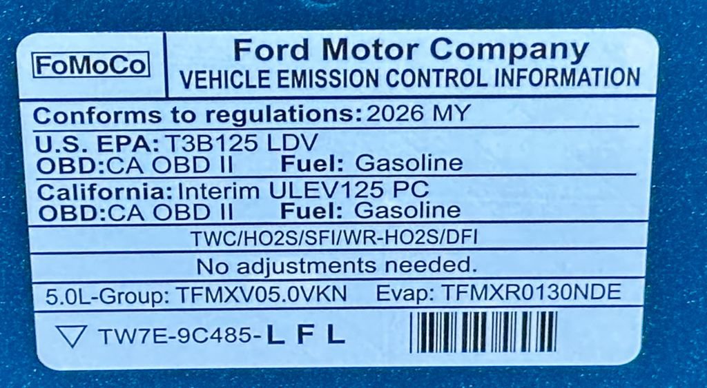 New 2026 Ford Mustang GT Premium w/ Mustang FX Package RWD image 42