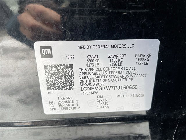 Certified 2023 Chevrolet Traverse LT w/ Rear Camera Mirror Package image 32