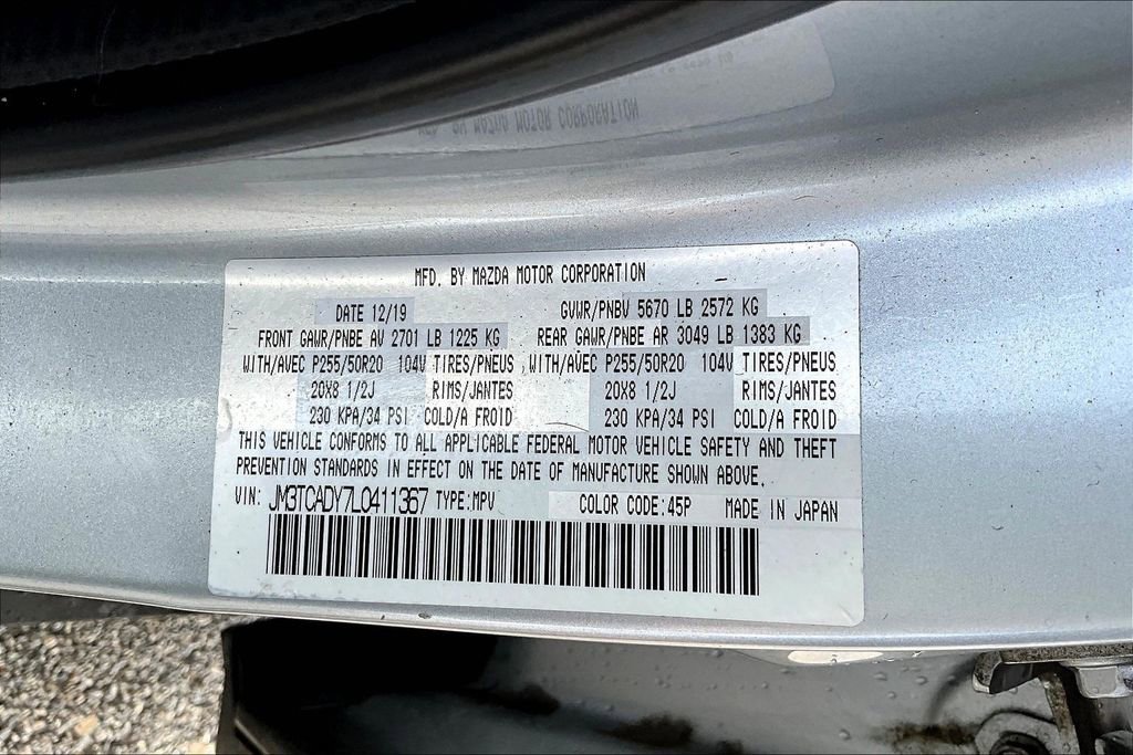 Used 2020 MAZDA CX-9 Grand Touring FWD image 20