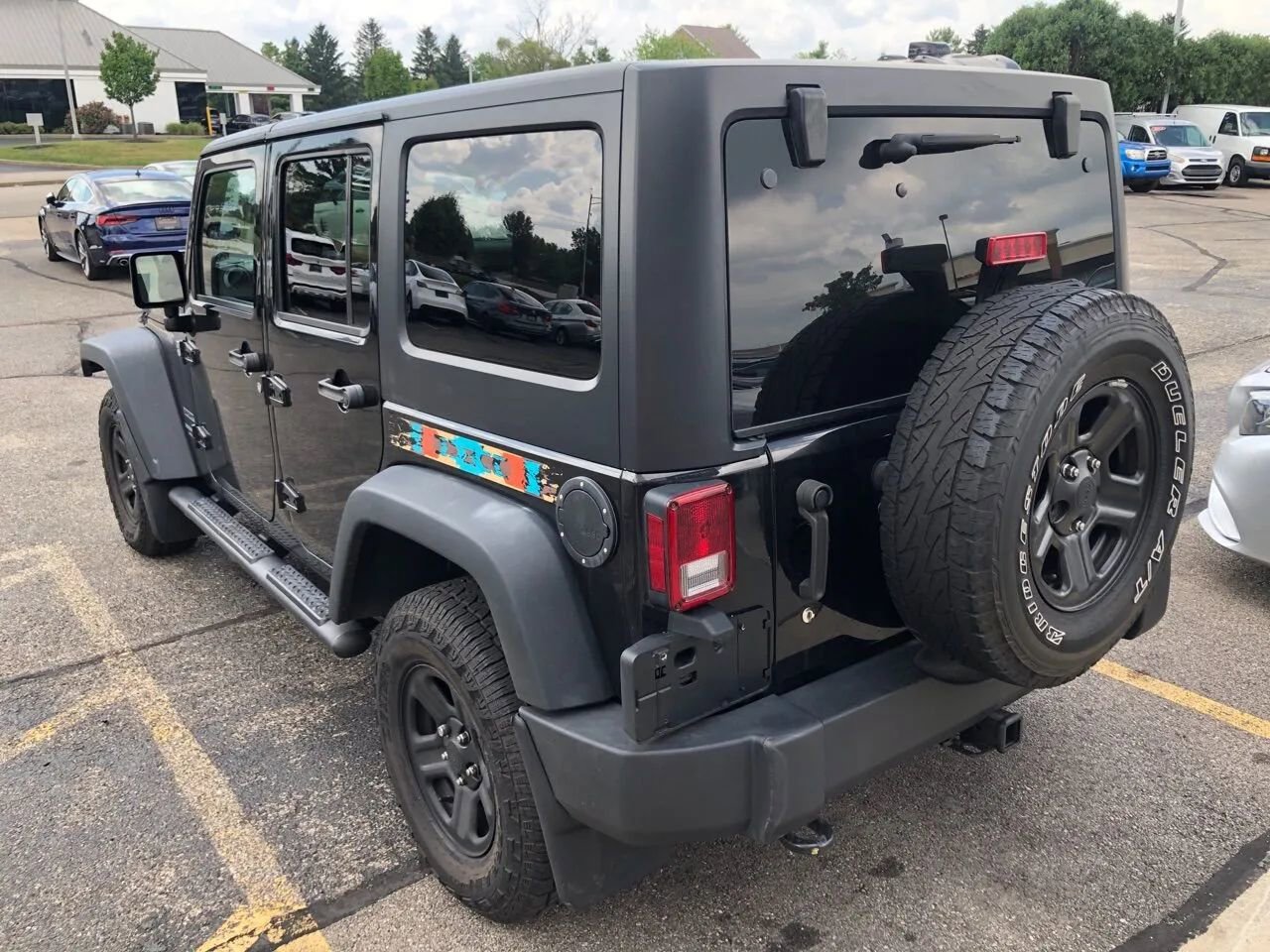 Used 2015 Jeep Wrangler Unlimited Sport w/ Mopar Black Appearance Group image 16