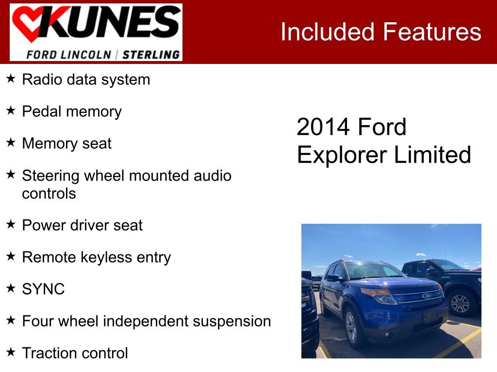 Used 2014 Ford Explorer Limited image 3