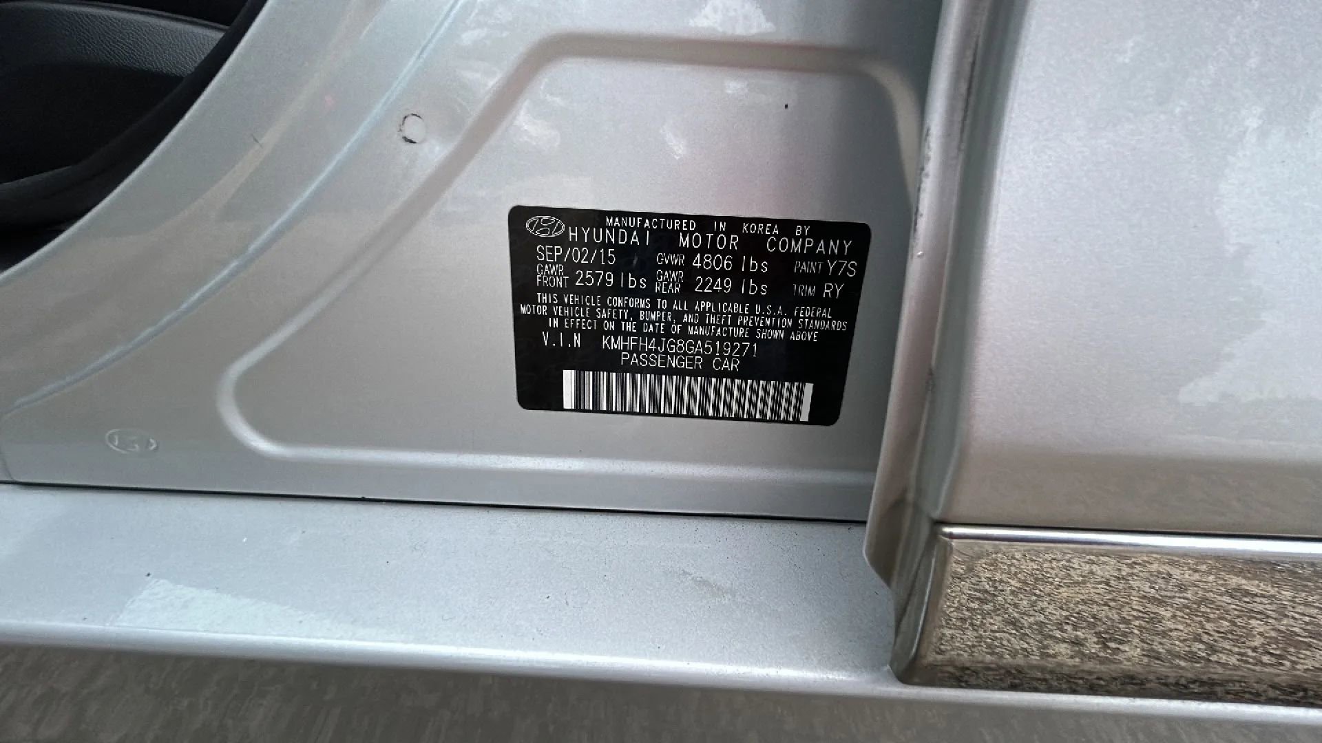 Used 2016 Hyundai Azera Limited FWD image 16