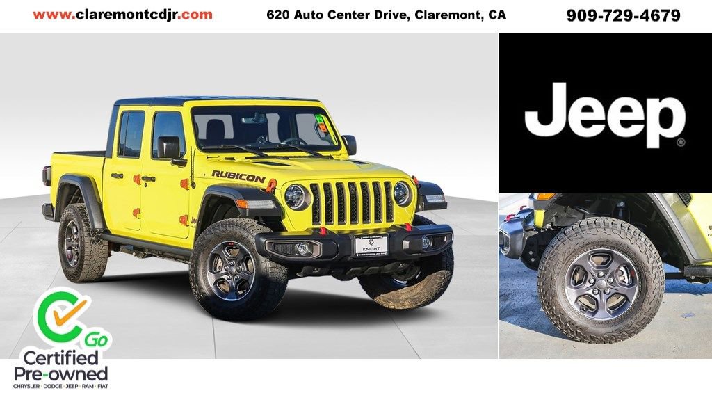 Certified 2023 Jeep Gladiator Rubicon w/ LED Lighting Group