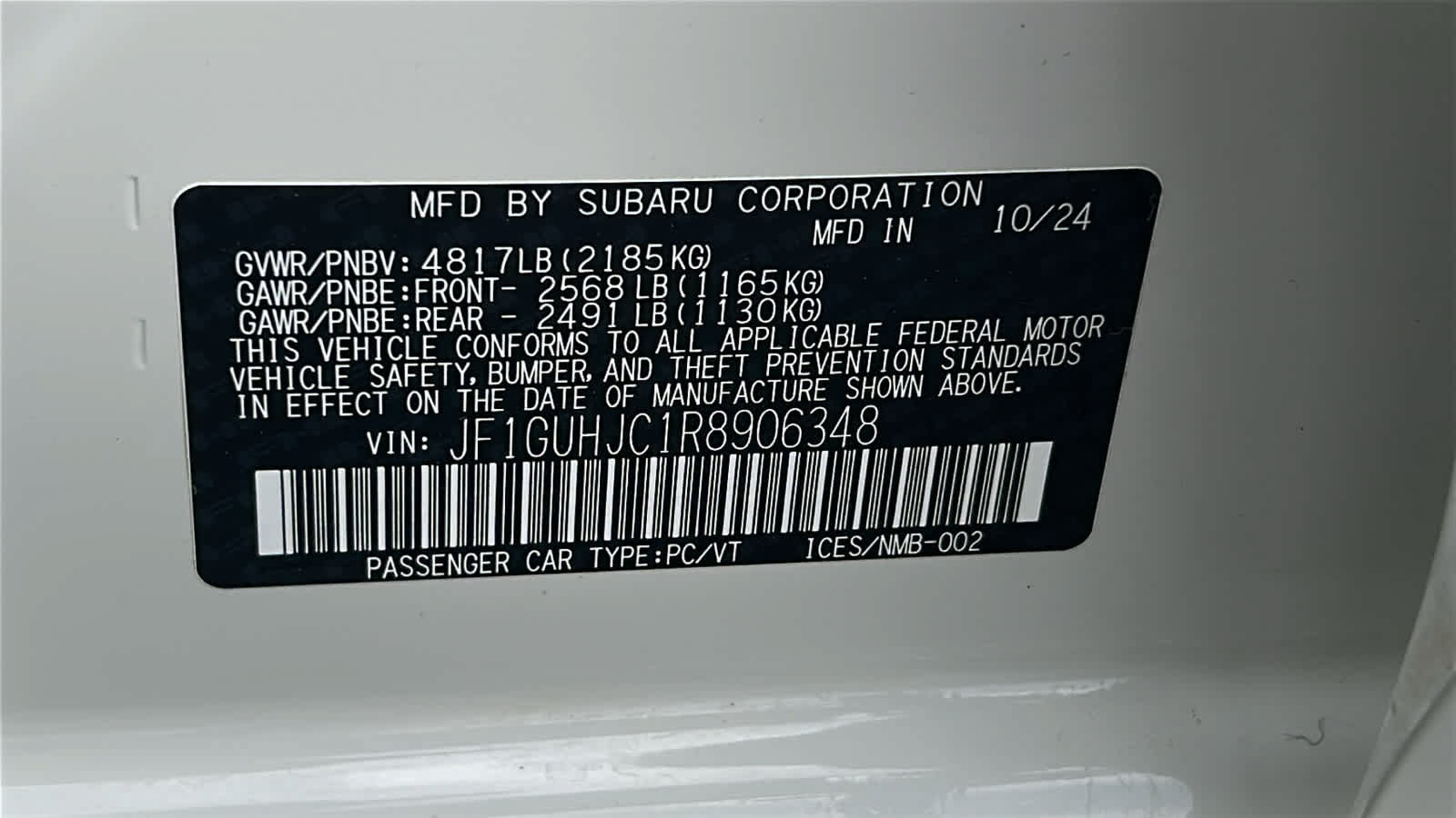 Certified 2024 Subaru Impreza RS AWD/4WD image 31