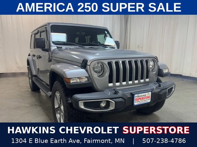 Used 2018 Jeep Wrangler Unlimited Sahara AWD/4WD image 1