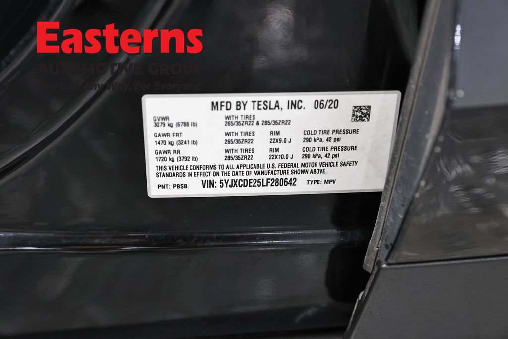 Used 2020 Tesla Model X Long Range AWD/4WD image 32