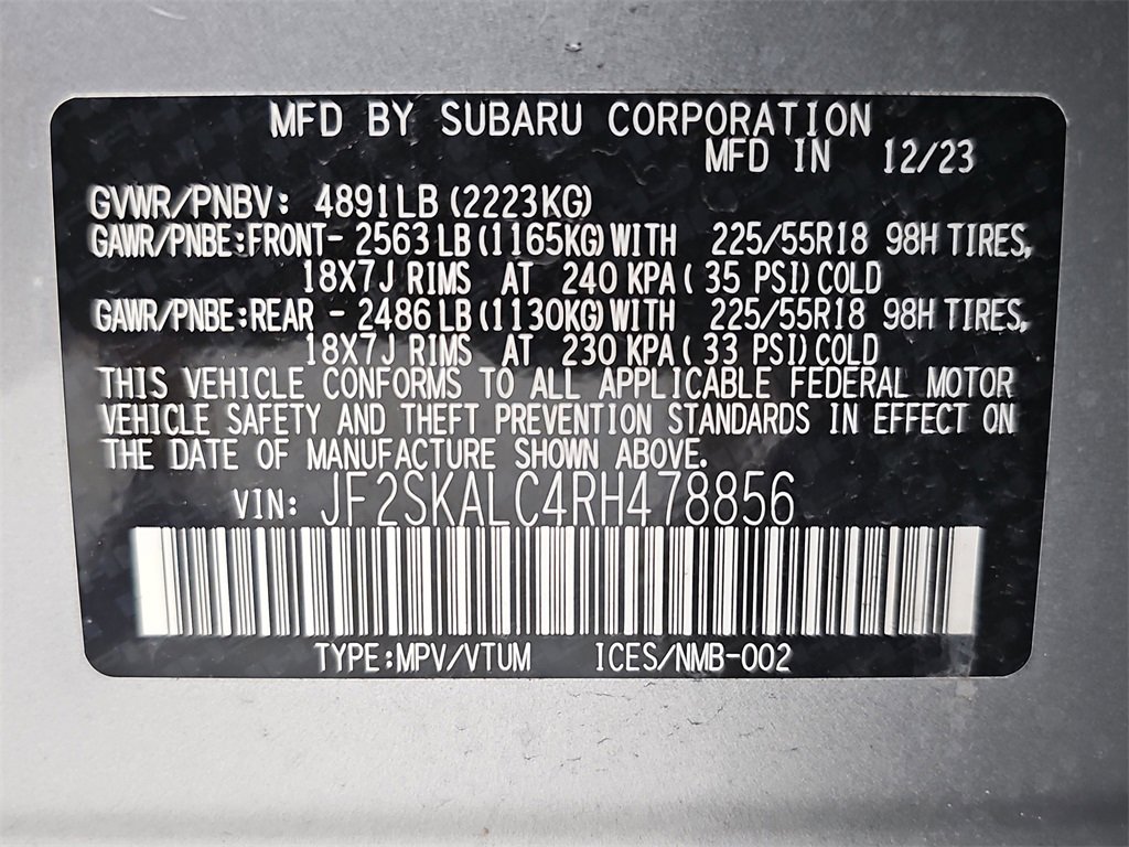 Used 2024 Subaru Forester Limited image 52