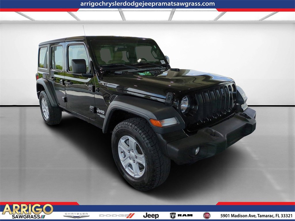Certified 2019 Jeep Wrangler Unlimited Sport