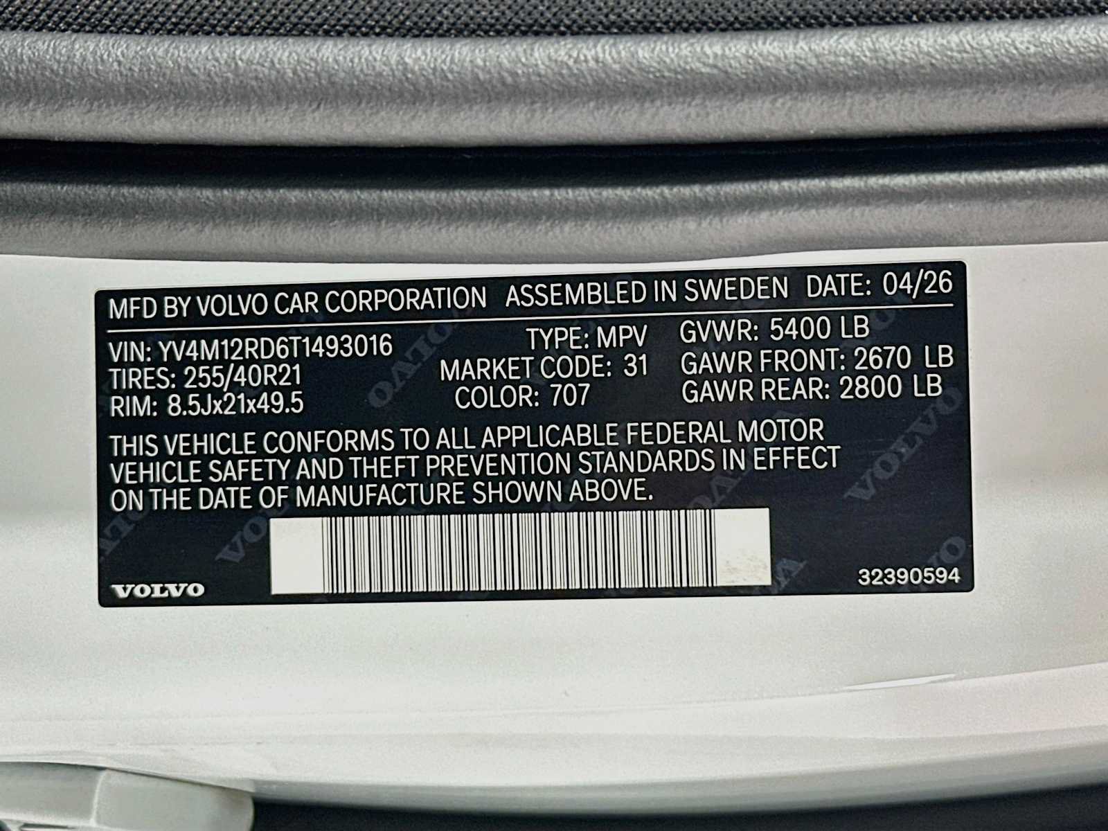 New 2026 Volvo XC60 B5 Ultra w/ Climate Package PRO AWD/4WD image 30