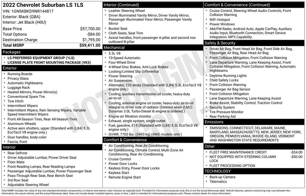 Used 2022 Chevrolet Suburban LS image 40